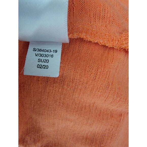 Athleta Breezy Tank Top Womes Small Longline Relaxed Orange Style 384043 - Picture 4 of 8